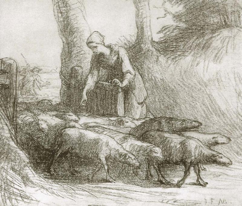 Sheep, Jean Francois Millet